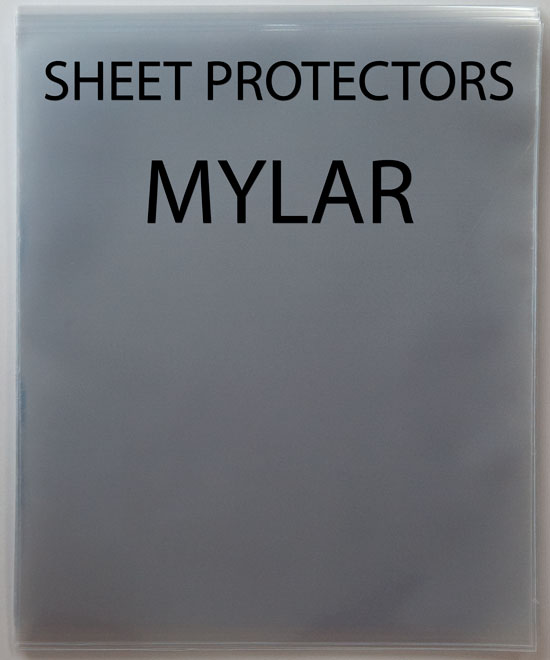 SHEET PROTECTORS - MYLAR